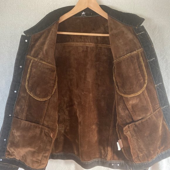 West Louis lined denim jacket Men Size XL - Picture 2 of 4